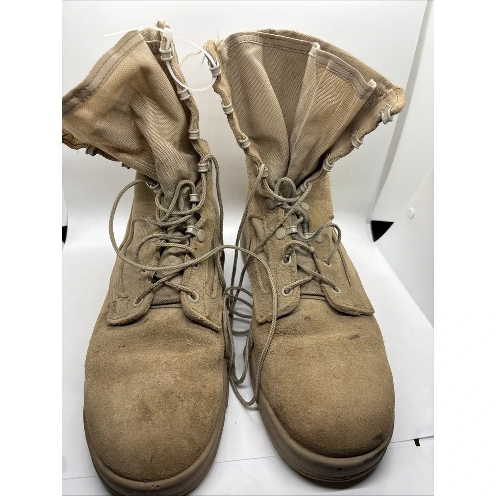 Belleville 390DES Mens 11 R Desert Tan Suede Outdoor Tactical Military Boots